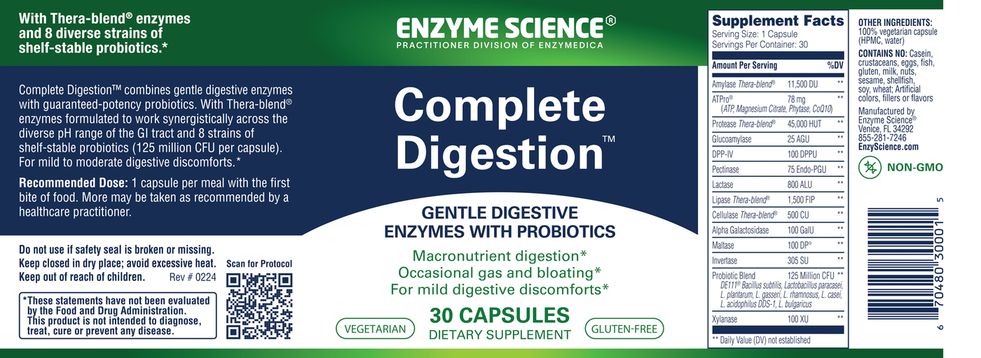 Complete Digestion 30 Capsules Curated Wellness