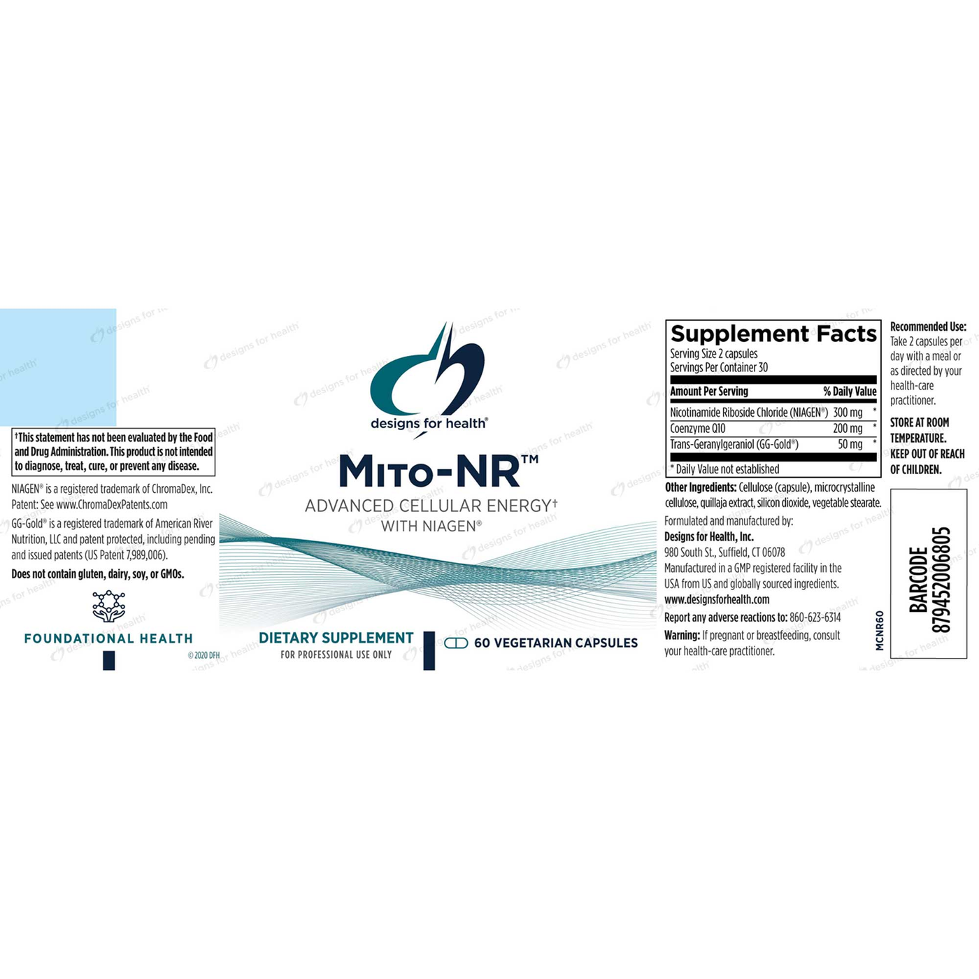 Mito-NR 60c Curated Wellness