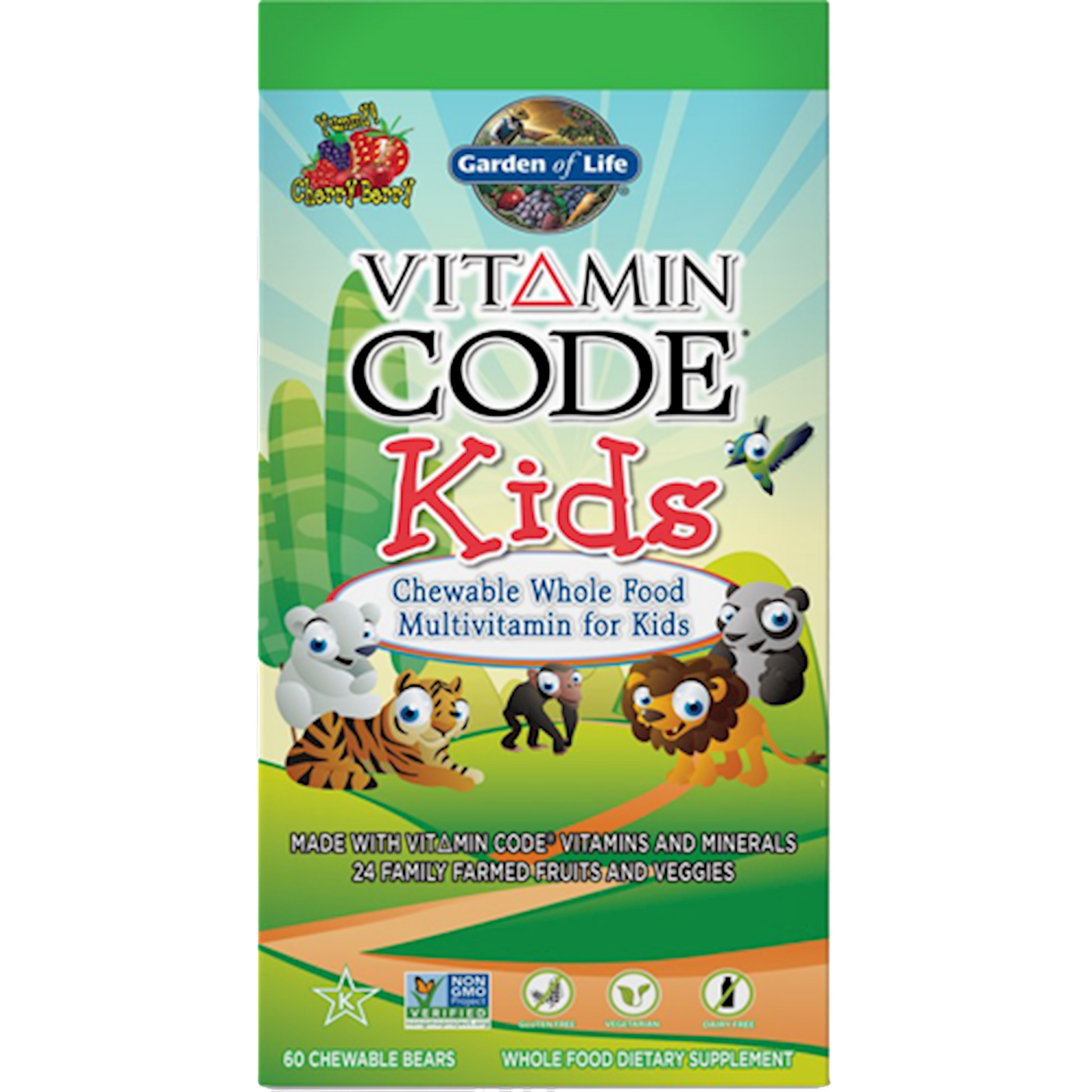 Vitamin Code Kids Chewable Multi 60 tabs Curated Wellness