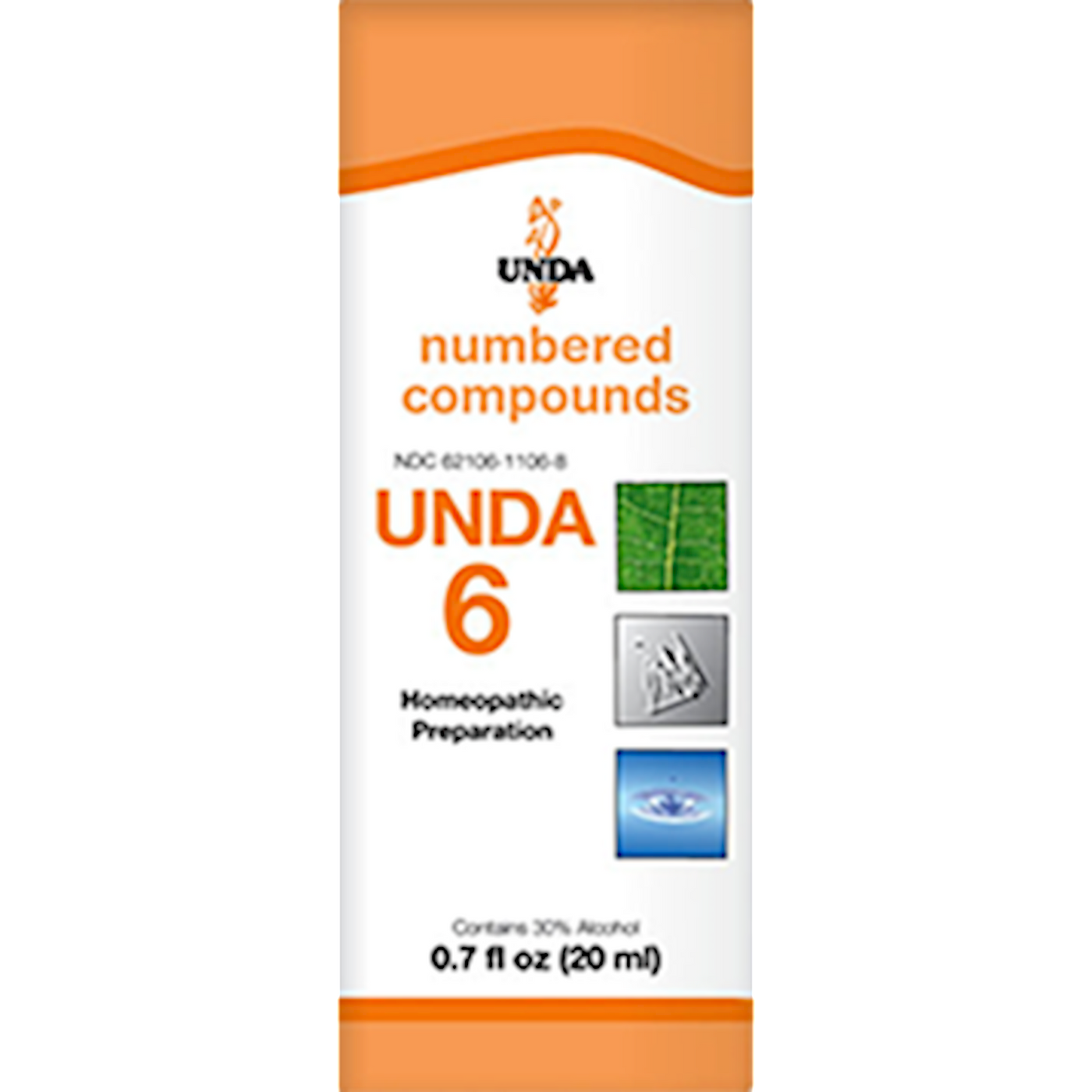 Unda 6 0.7 fl oz Curated Wellness