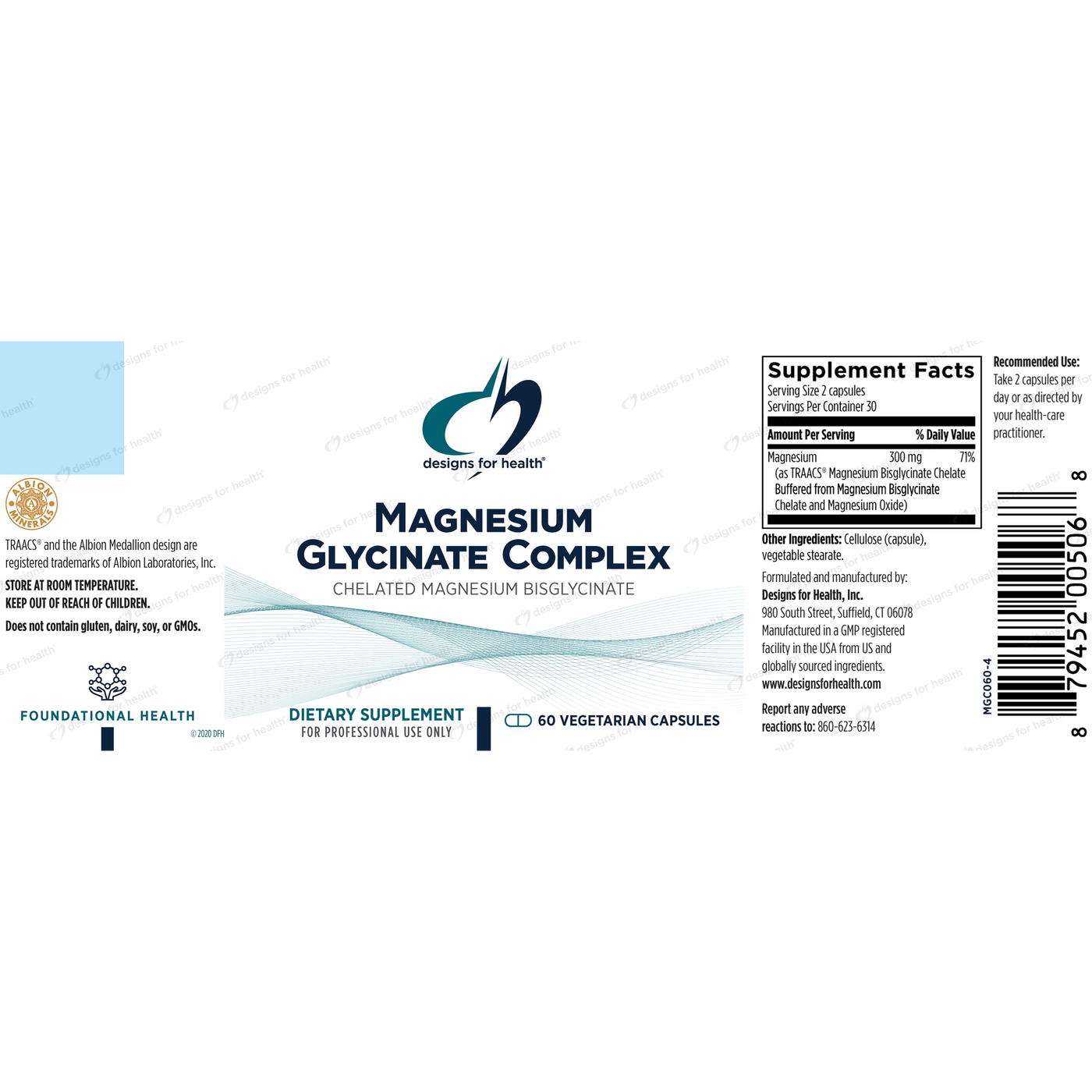 Magnesium Glycinate Complex  Curated Wellness