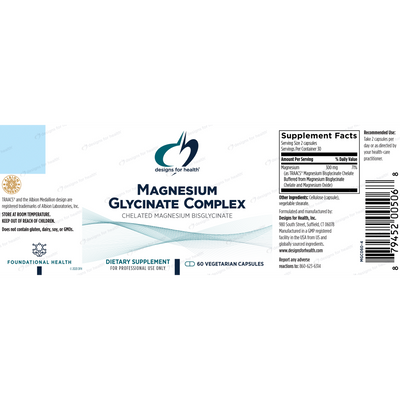 Magnesium Glycinate Complex  Curated Wellness