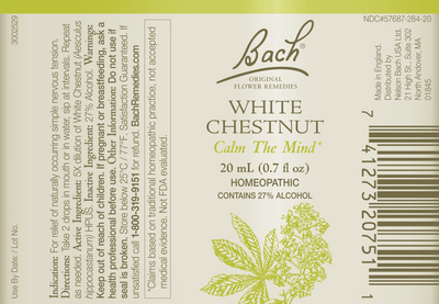 White Chestnut Flower Essence  Curated Wellness