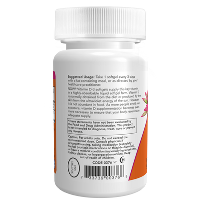 Vitamin-D3 10,000 IU 120 gels Curated Wellness