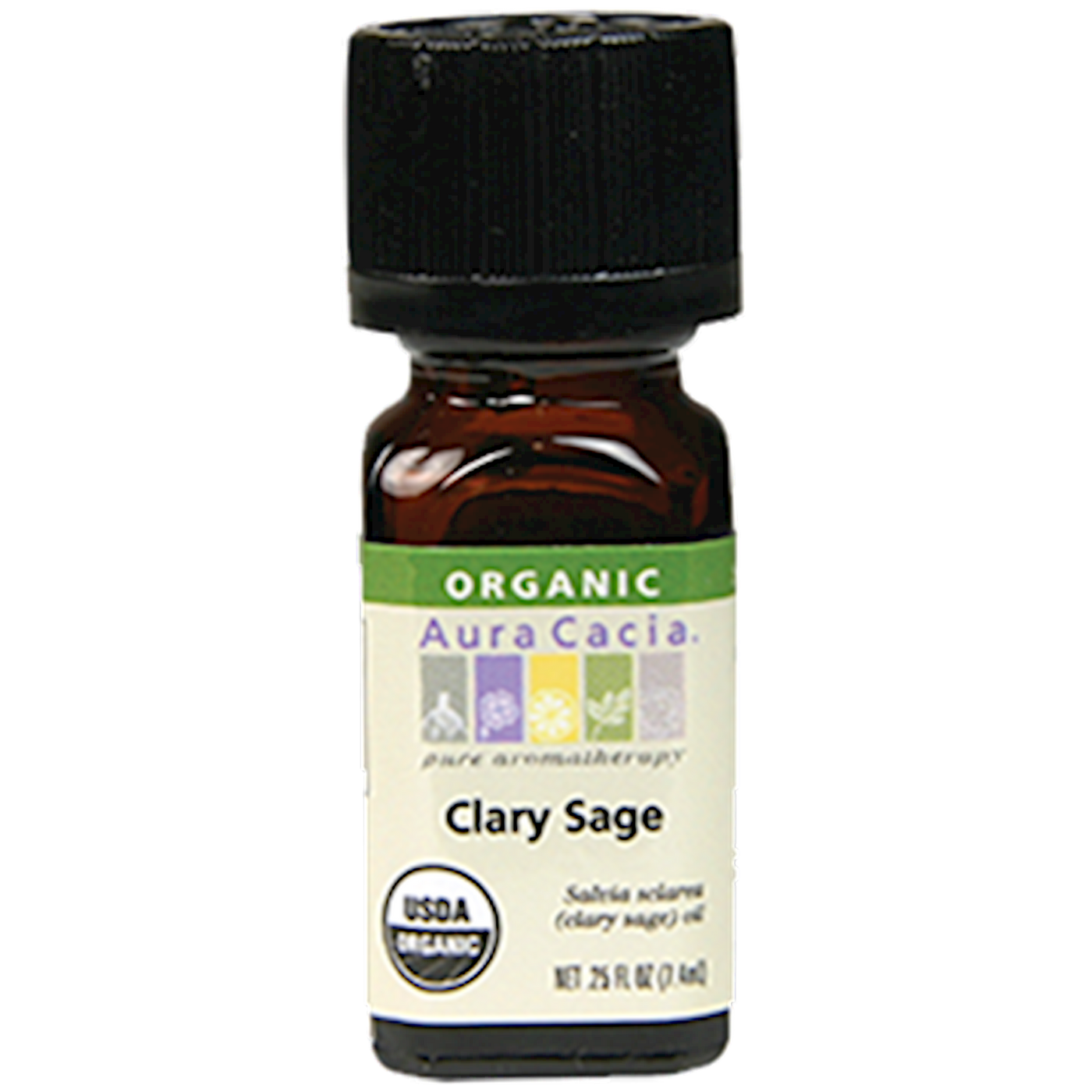 Clary Sage Organic Essential Oil .25 oz Curated Wellness