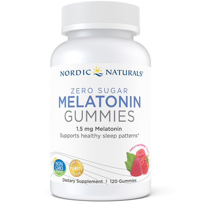 Zero Sugar Melatonin 120 gummies Curated Wellness