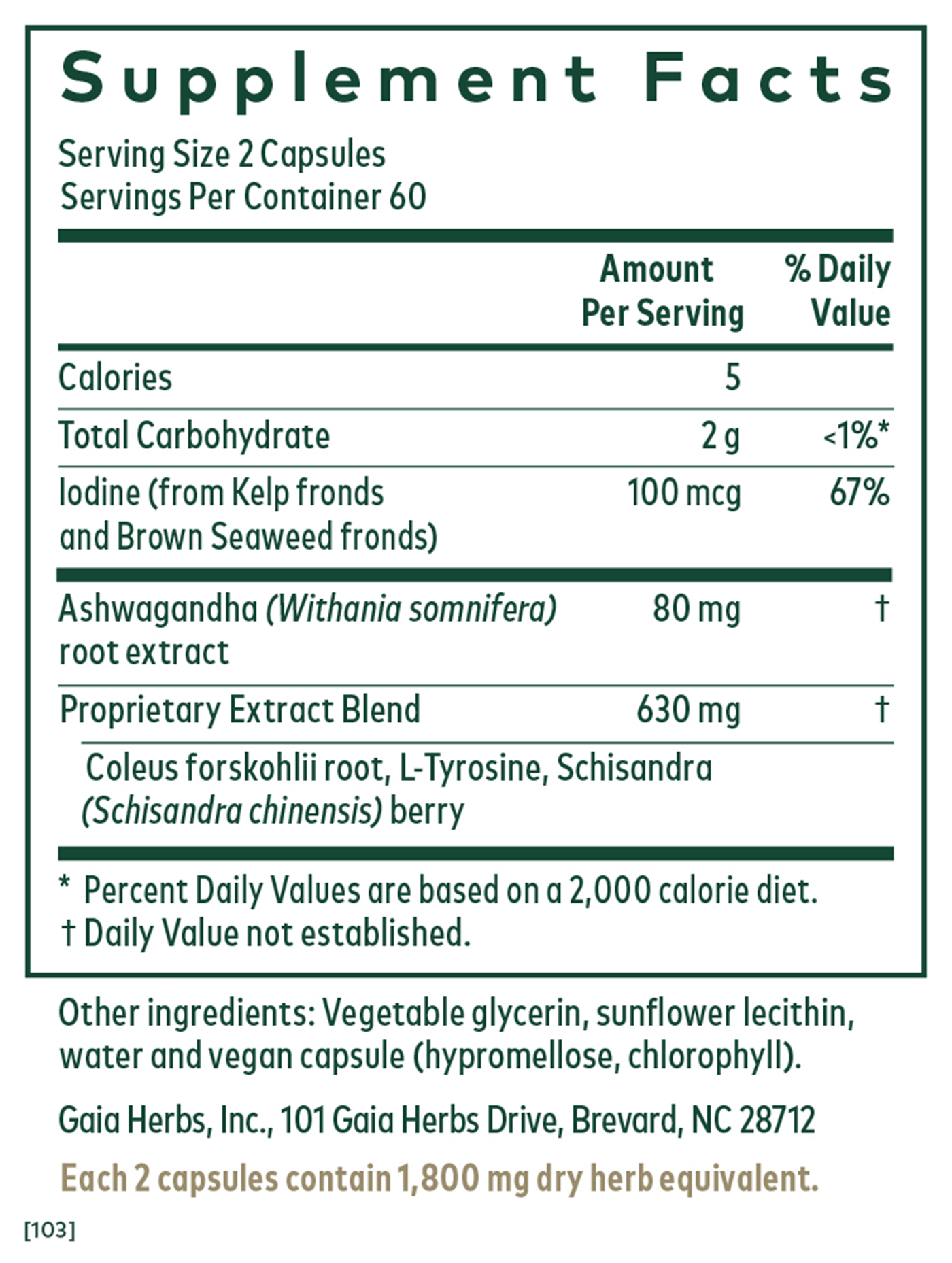 Thyroid Formula  Curated Wellness