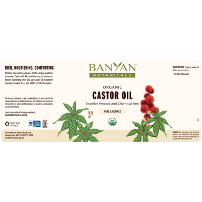 Castor Oil 24 fl oz Curated Wellness