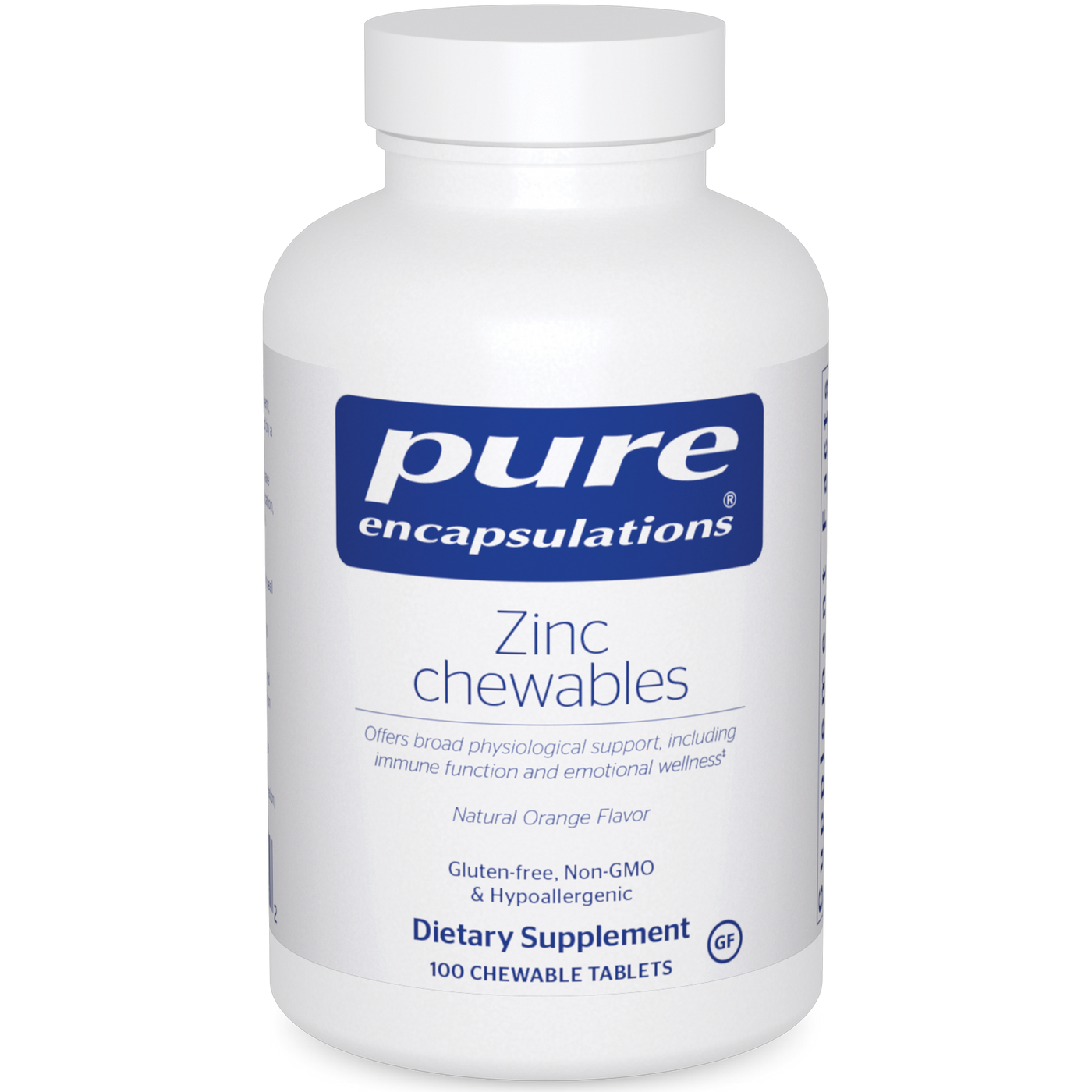 Zinc Chewables 100 ct Curated Wellness