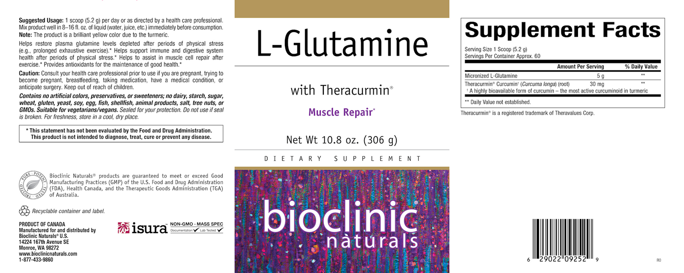 L-Glutamine with Theracurmin  Curated Wellness