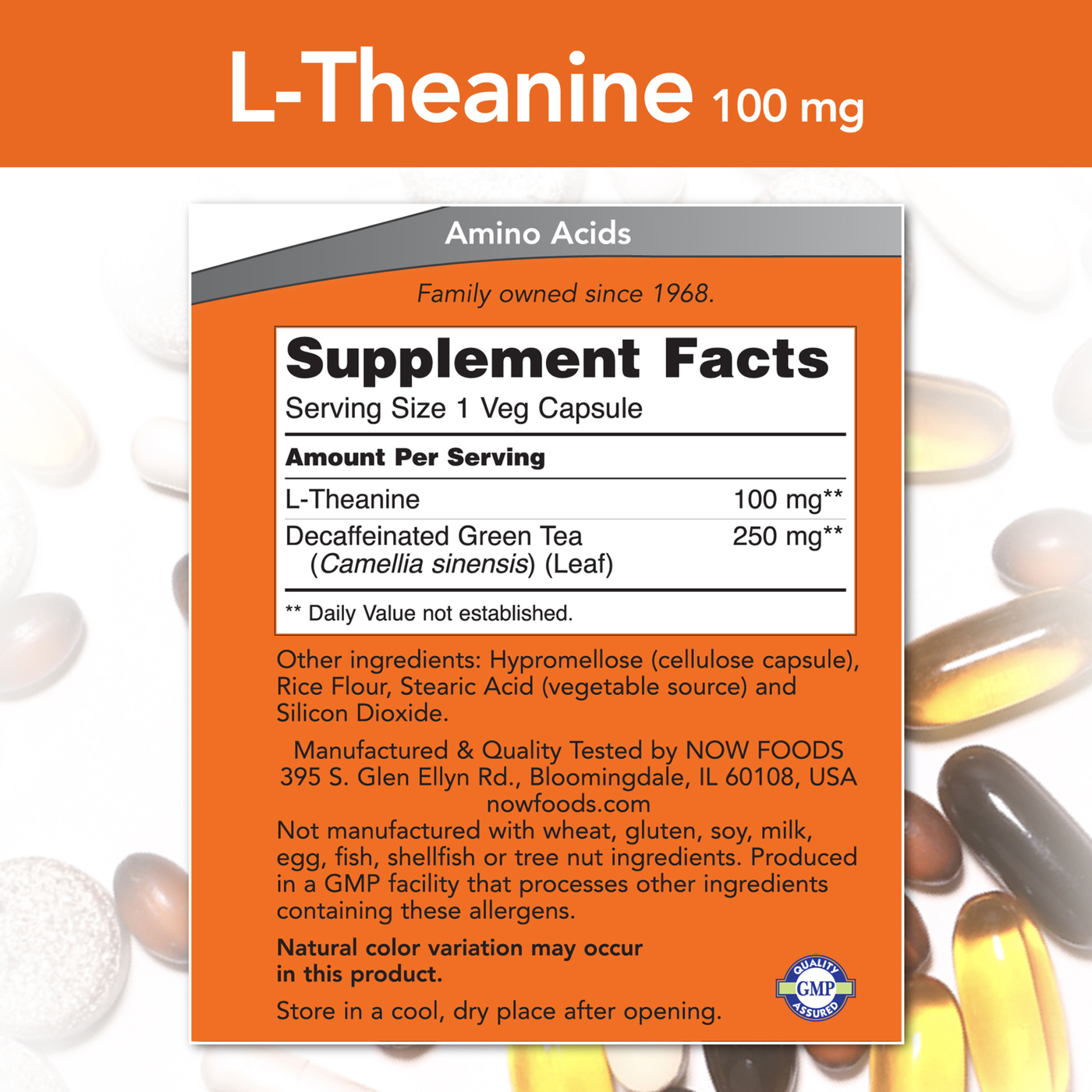 L-Theanine 100 mg  Curated Wellness