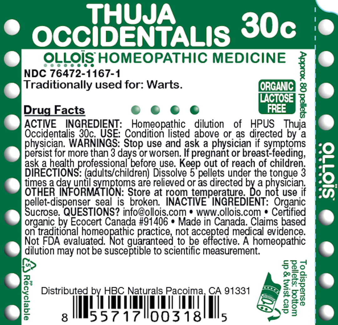 thuja 30c Thuja Occidentalis 30c Pellets, 80ct | H03185