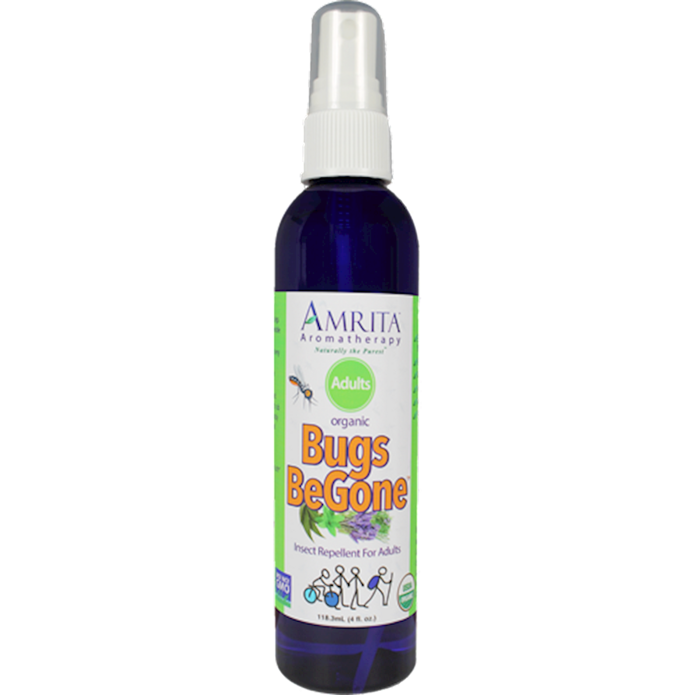 Adult Organic Bugs Be Gone 4 fl oz Curated Wellness