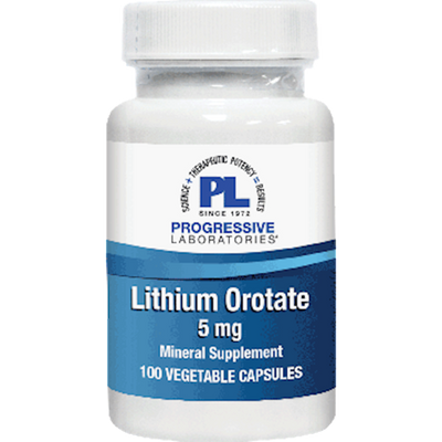 Lithium Orotate 5mg  Curated Wellness