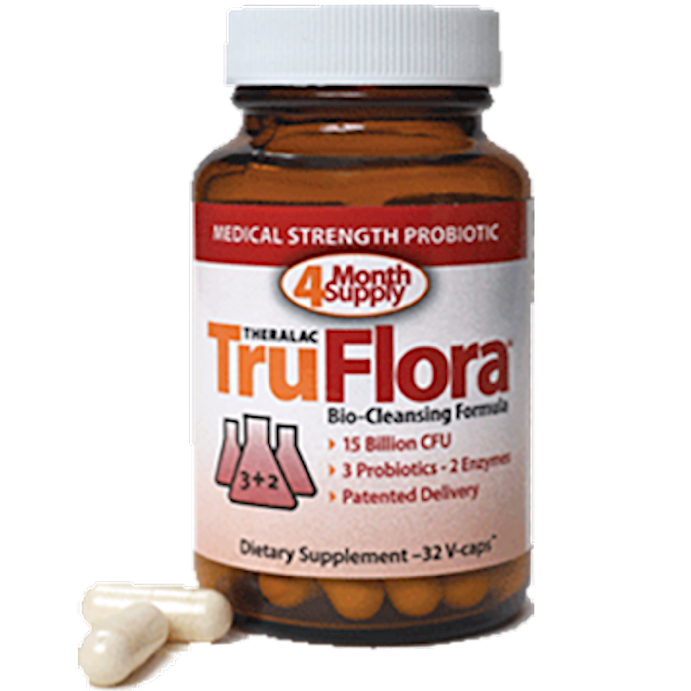 TruFlora 32 vcaps Curated Wellness