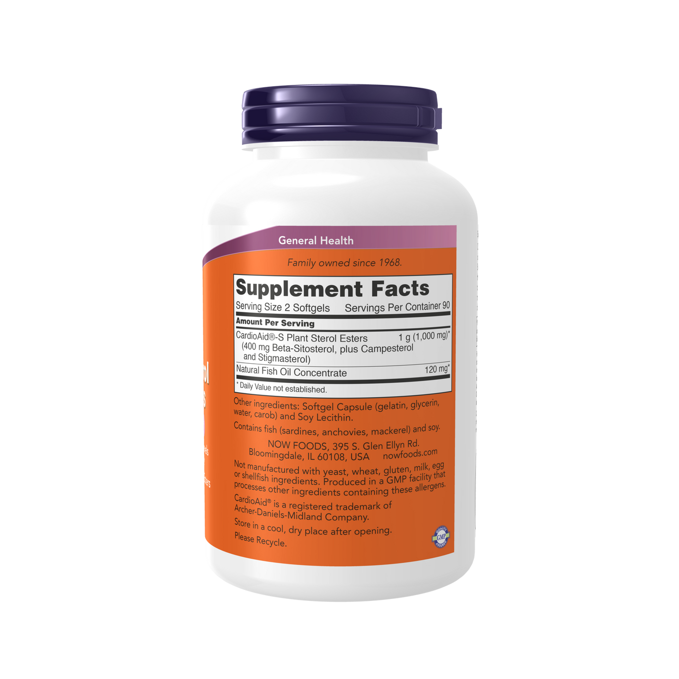 Beta-Sitosterol Plant Sterols 180 gels Curated Wellness