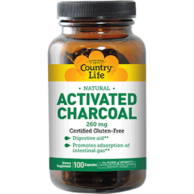Activated Charcoal 260 mg  Curated Wellness