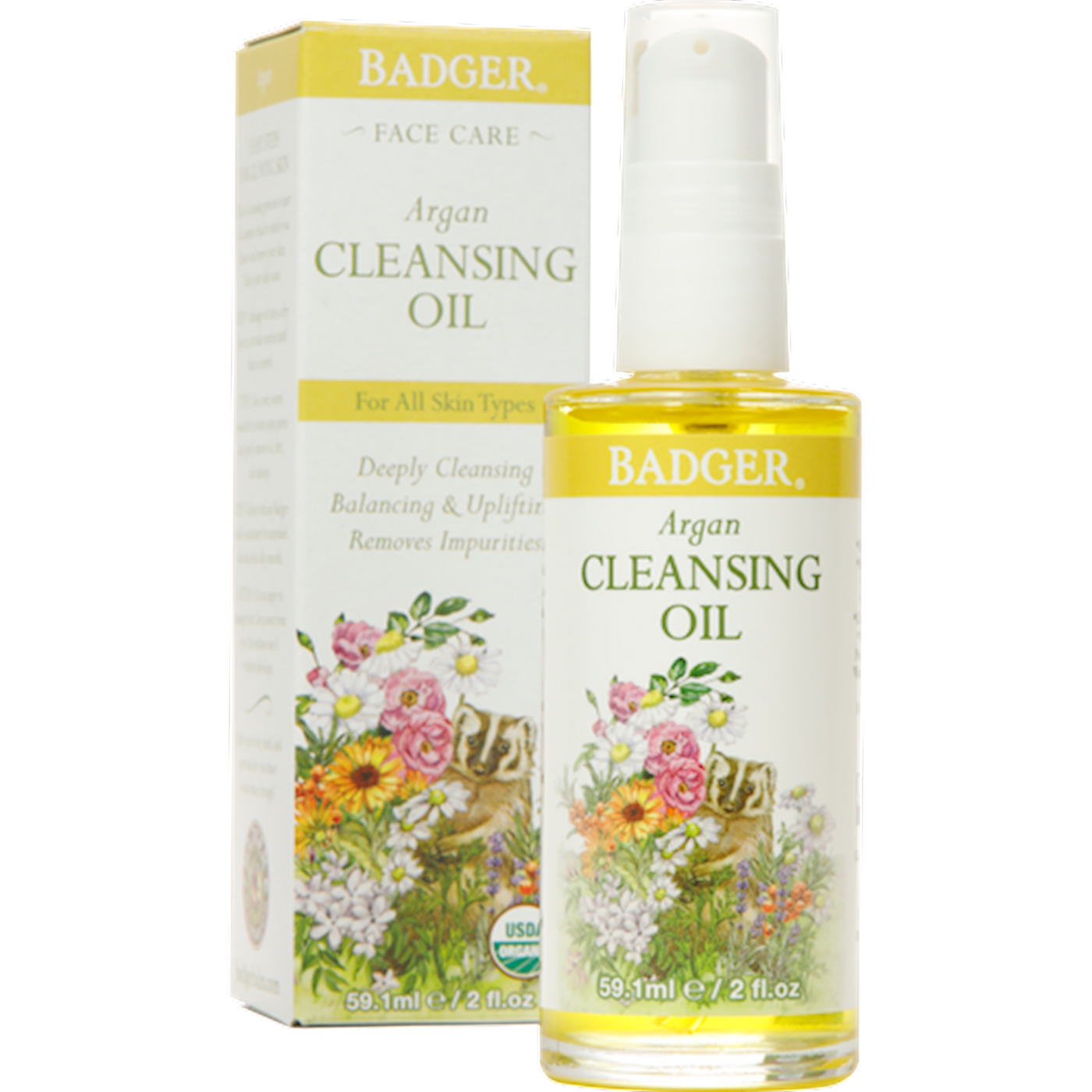 Argan Face Cleansing Oil 2 fl oz Curated Wellness