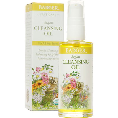 Argan Face Cleansing Oil 2 fl oz Curated Wellness