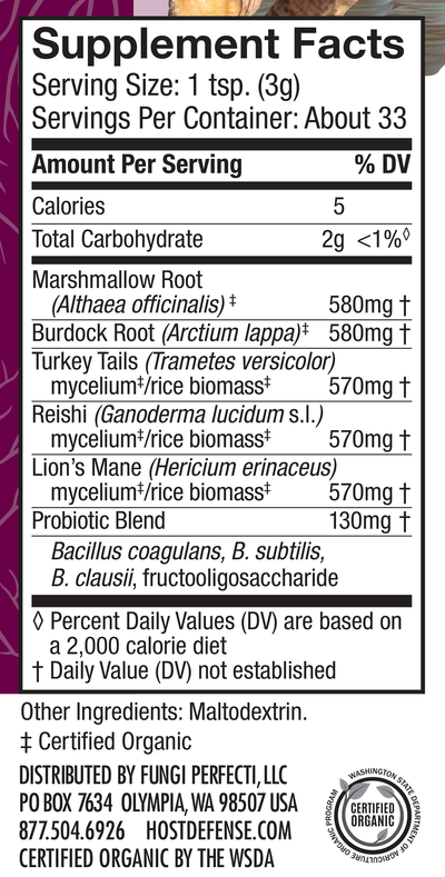 Microbiome Powder ings Curated Wellness