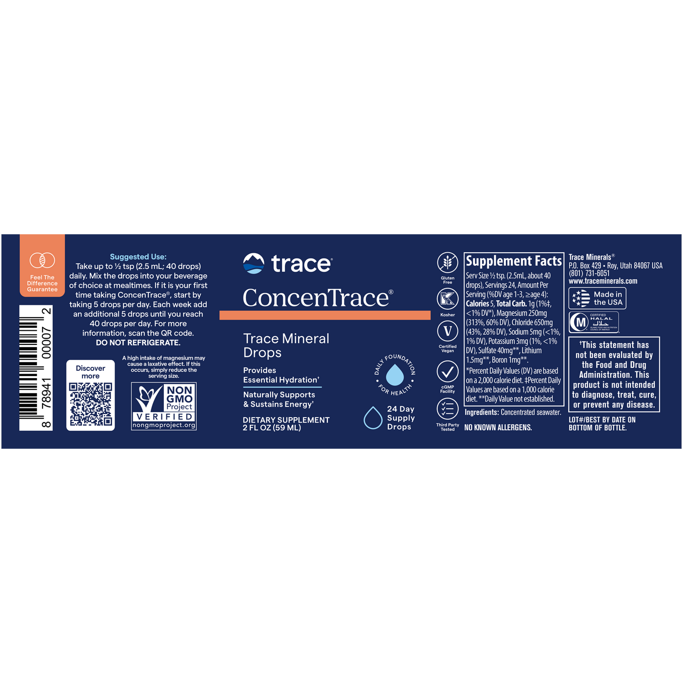 Concentrace Trace Mineral Drops  Curated Wellness