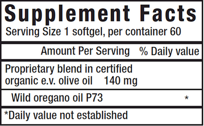 Super Strength Oreganol 60 gels Curated Wellness