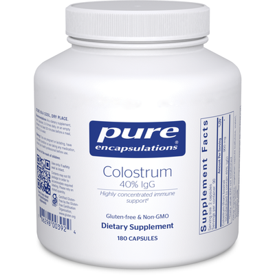 Colostrum 40% IgG 450 mg 180 vegcap Curated Wellness