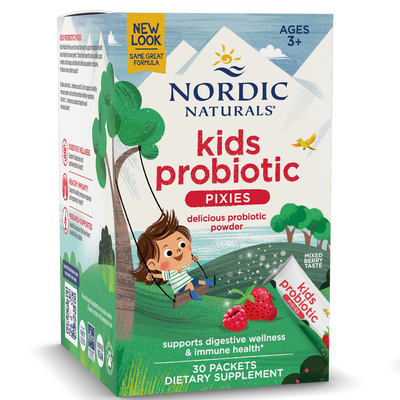 Kids Probiotic Pixies Rad Berry 30 pkts Curated Wellness