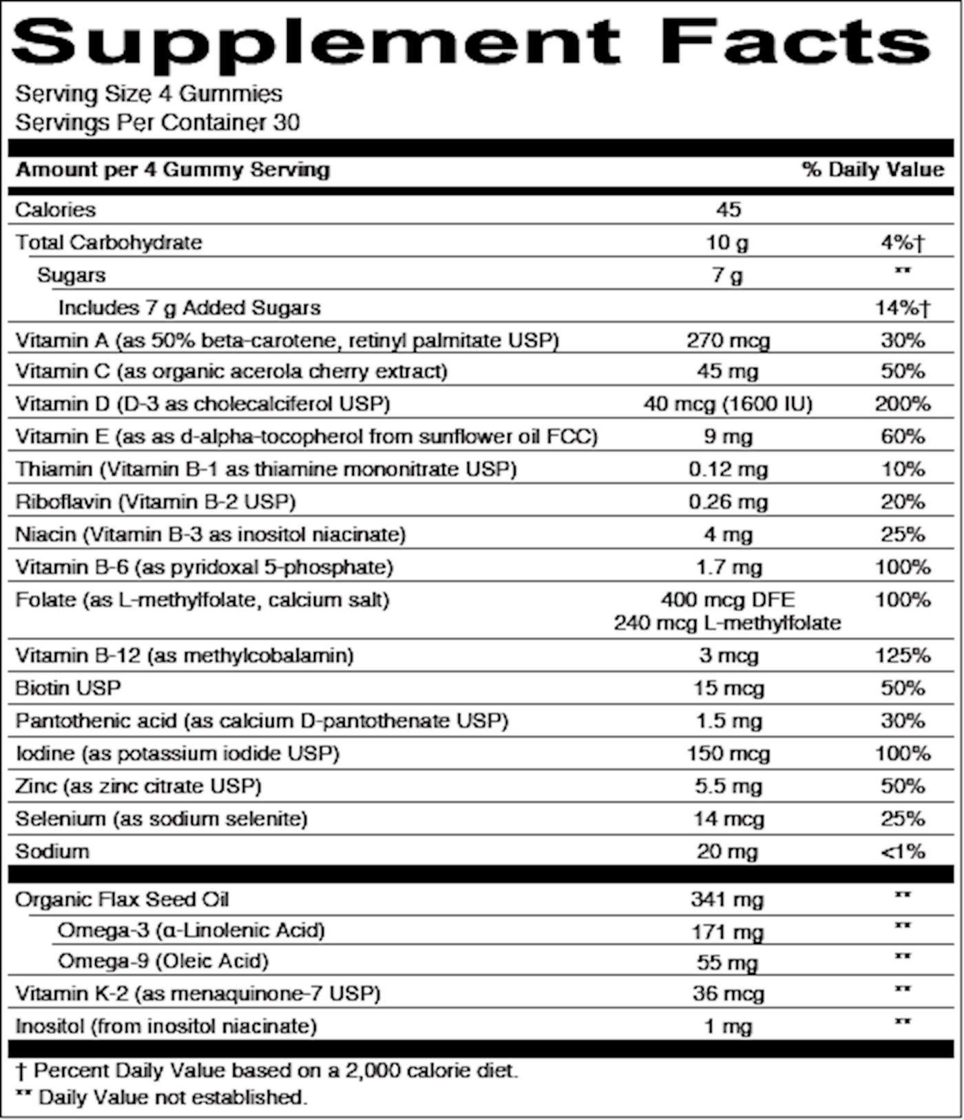 Men's Formula Organic Multi 120 gummies Curated Wellness