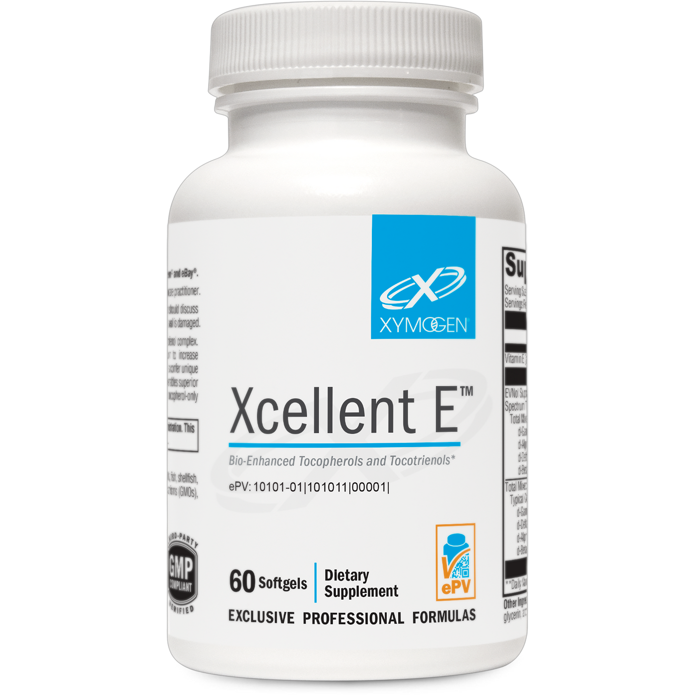 Xcellent E 60 Softgels Curated Wellness