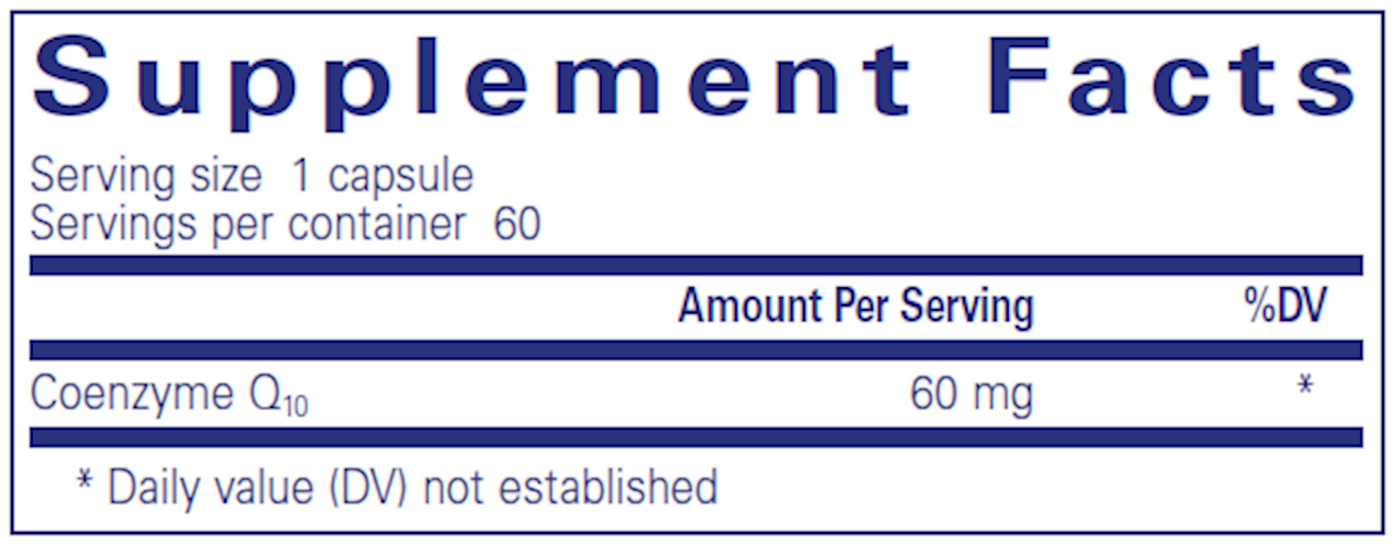 CoQ10 60 mg  Curated Wellness