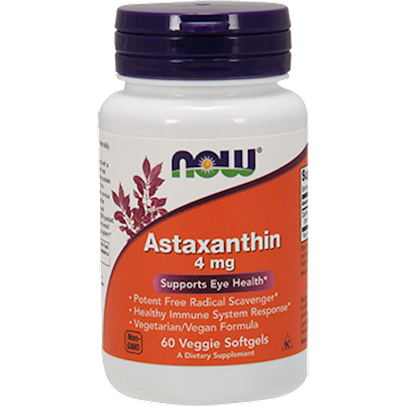 Astaxanthin 4 mg 60 veggie softgels Curated Wellness