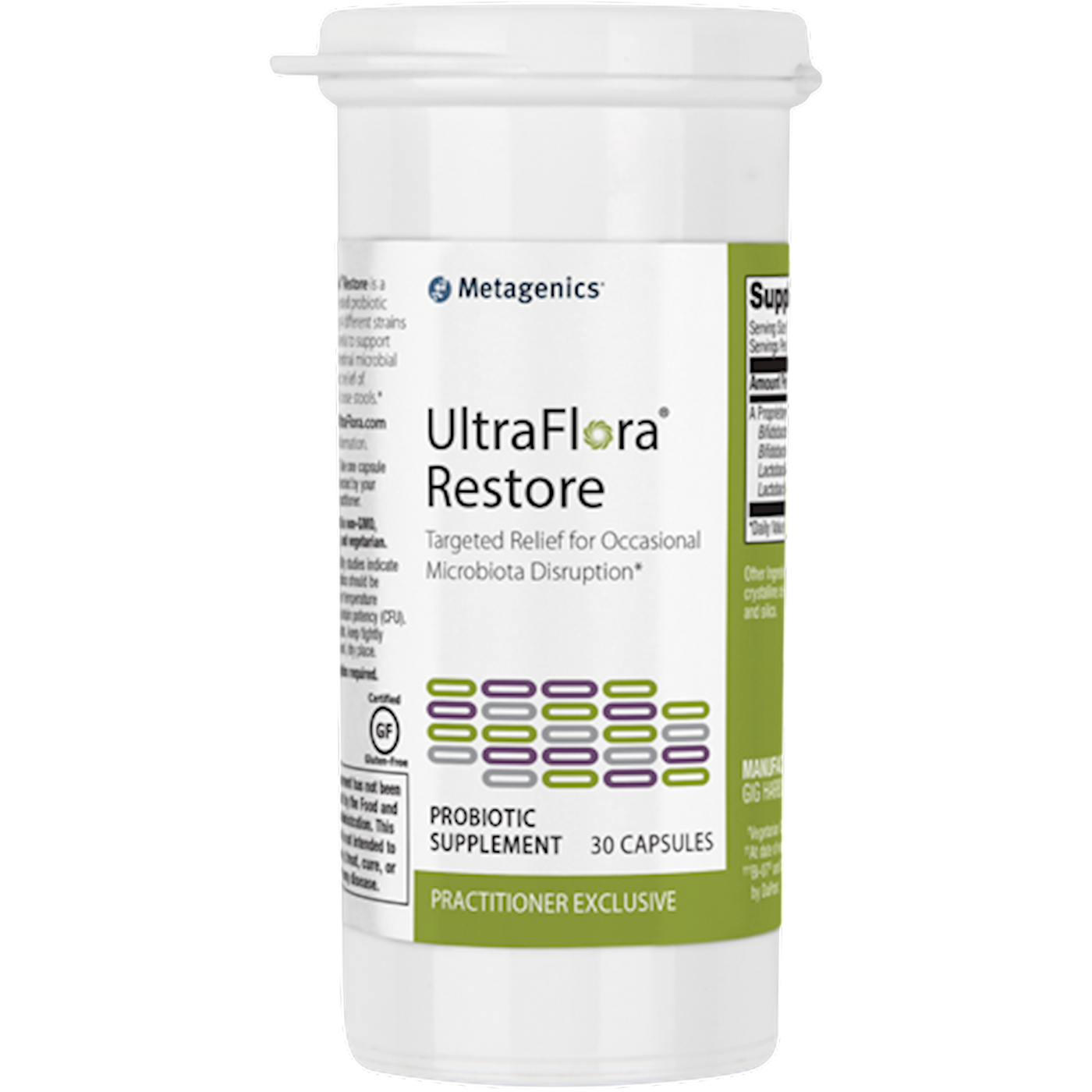 UltraFlora Restore 30 vcaps Curated Wellness