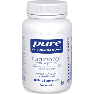 Curcumin 500 with Bioperine 60 vcaps Curated Wellness