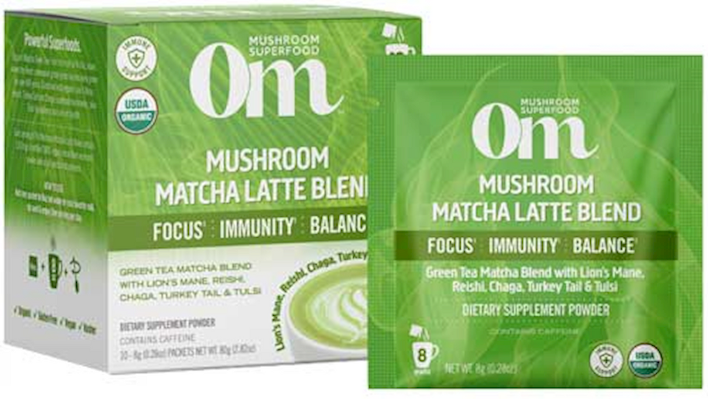 Mushroom Matcha Latte 10 Pack Curated Wellness