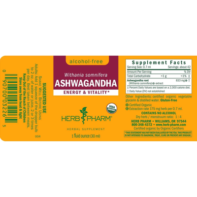 Ashwagandha Withania somnifera ml Curated Wellness