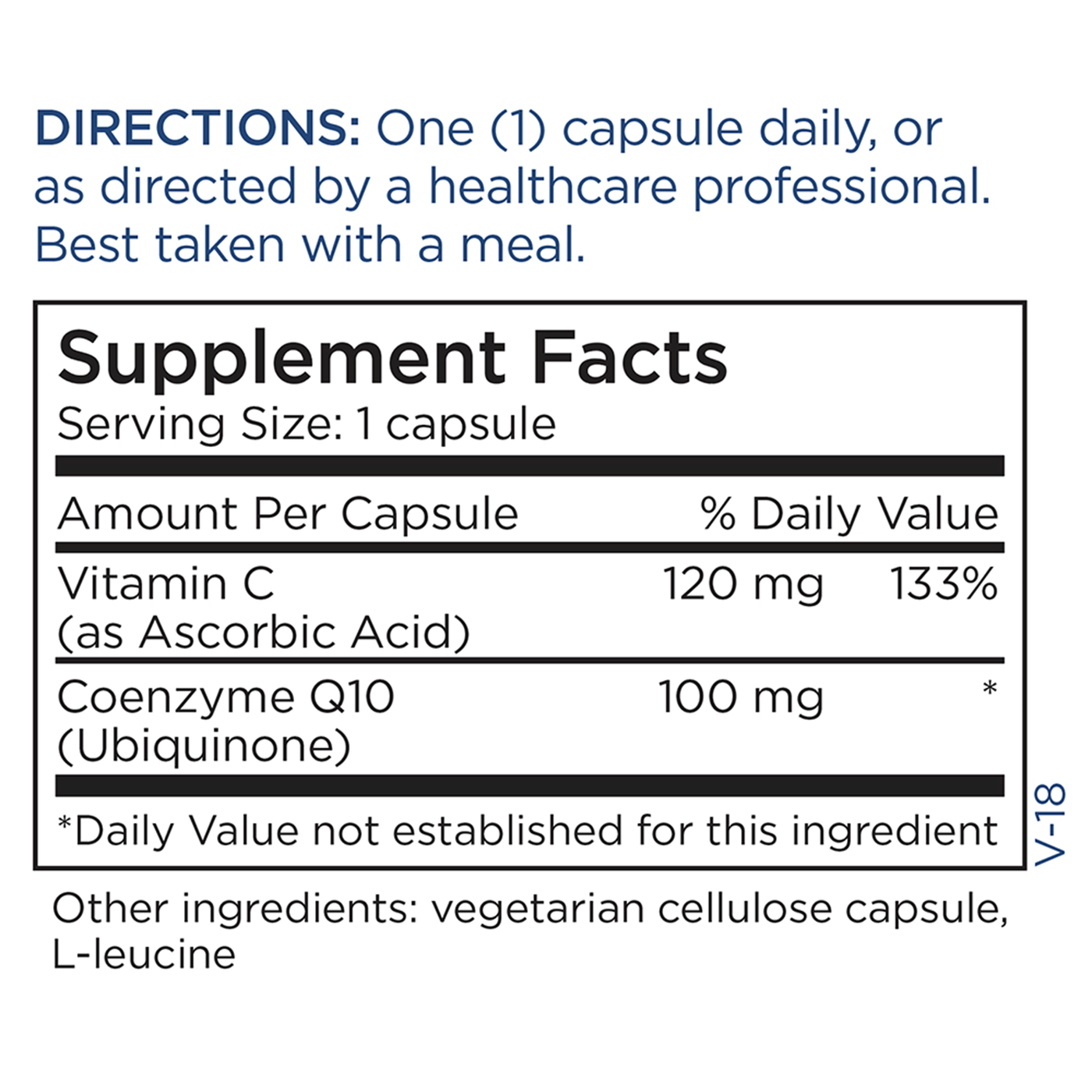 CoQ10 100 mg 60 caps Curated Wellness