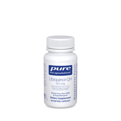 Ubiquinol-QH 50 mg 60 gels Curated Wellness
