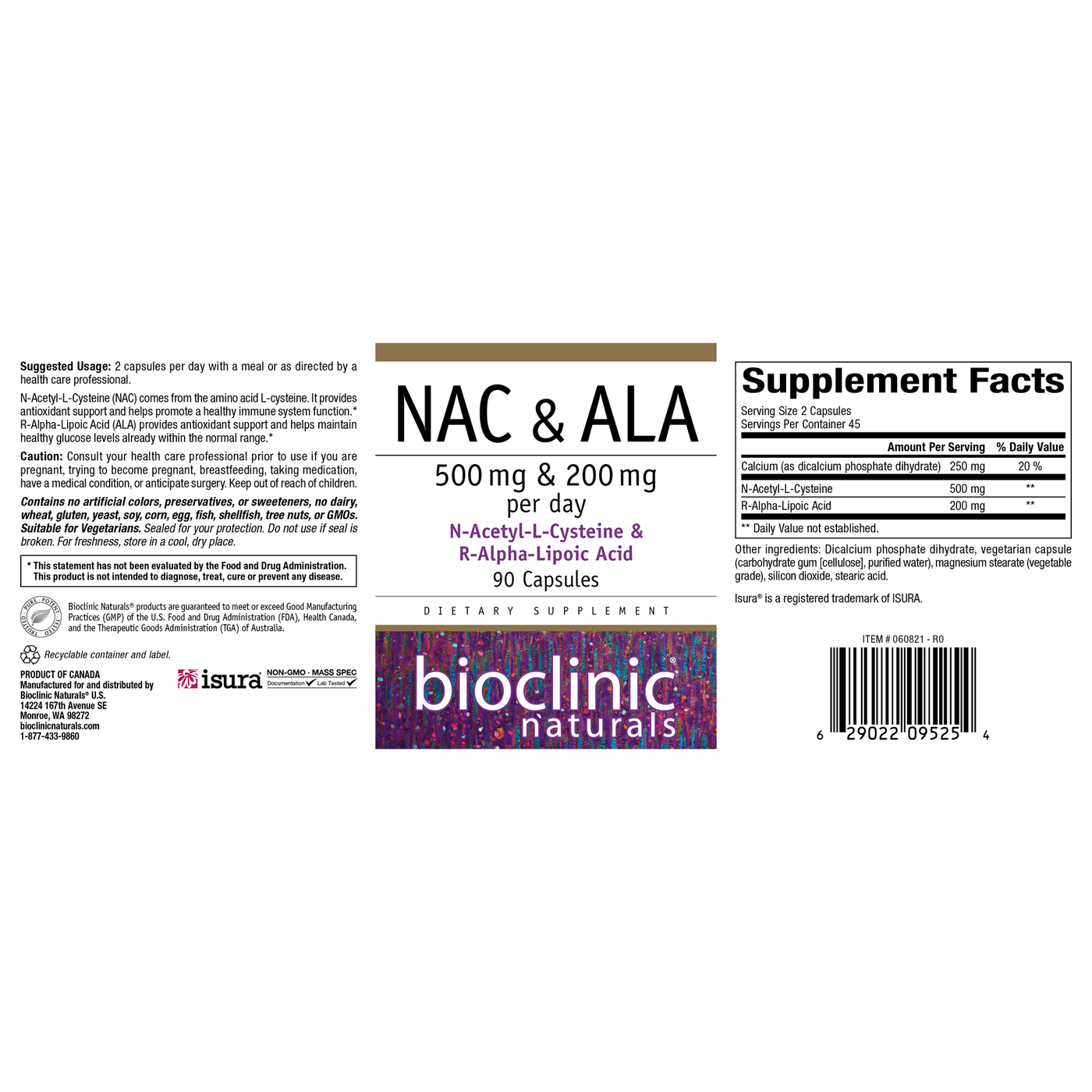 NAC & ALA 90c Curated Wellness