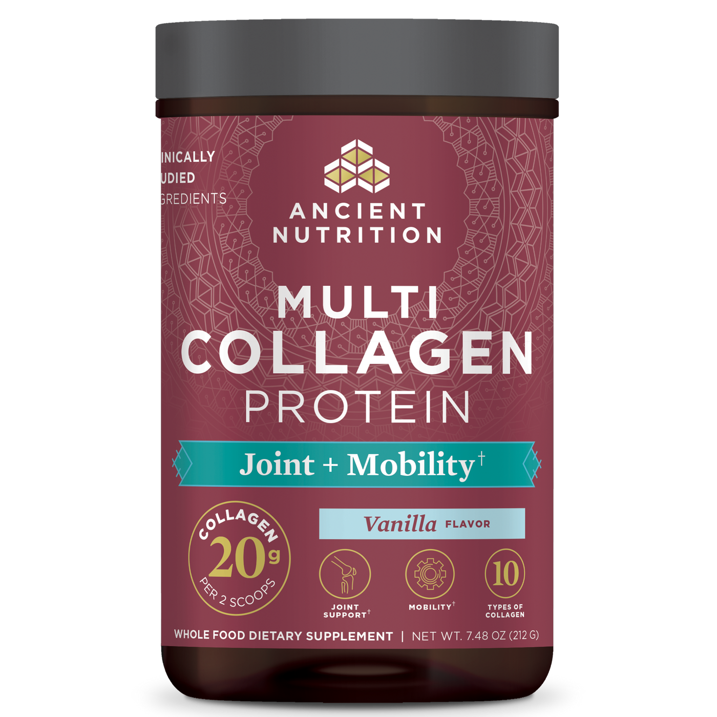 Multi Collagen Protein J+M Van  Curated Wellness