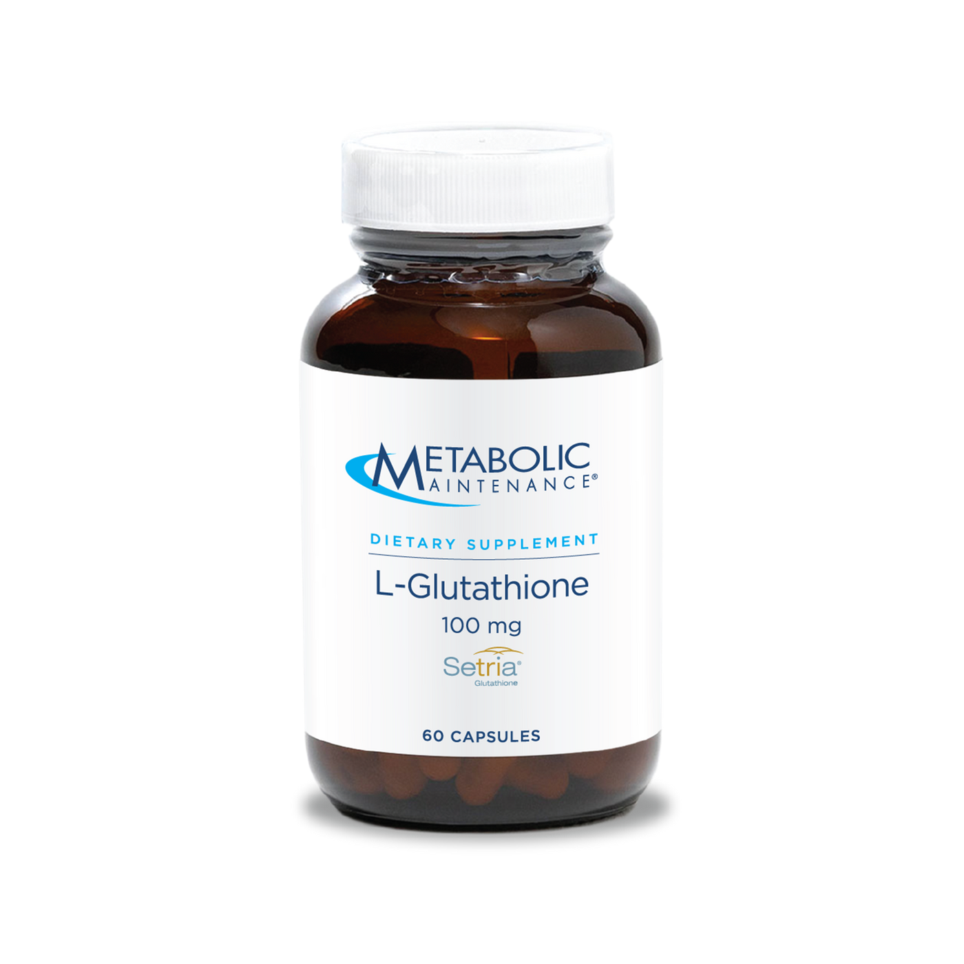 L-Glutathione 100 mg 60 caps Curated Wellness
