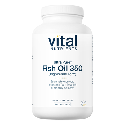 Ultra Pure Fish Oil 350 200 gels Curated Wellness