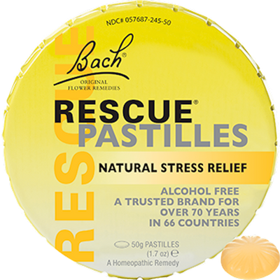 Rescue Pastilles Elder Orange 50 gms Curated Wellness