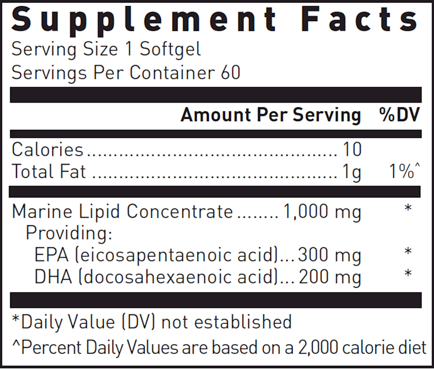 OPTI-EPA 500 mg 60 gels Curated Wellness