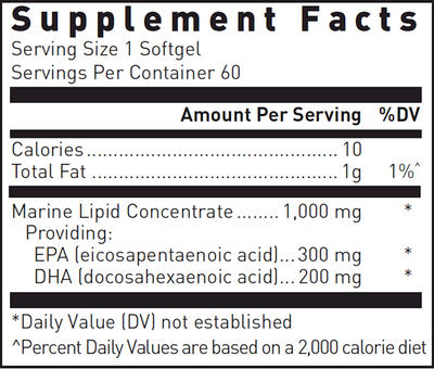 OPTI-EPA 500 mg 60 gels Curated Wellness