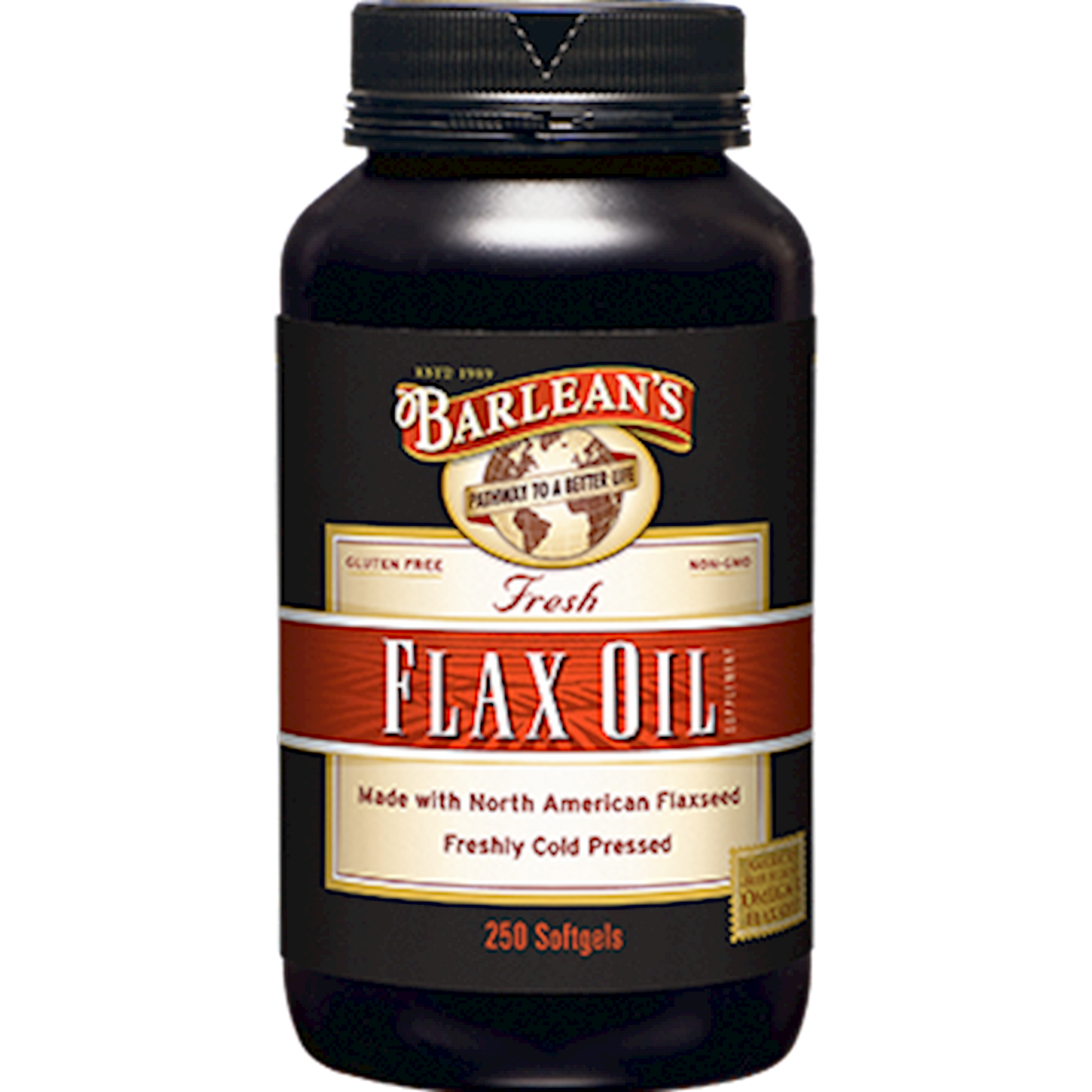 Flax Oil 1000 mg 250 gels Curated Wellness