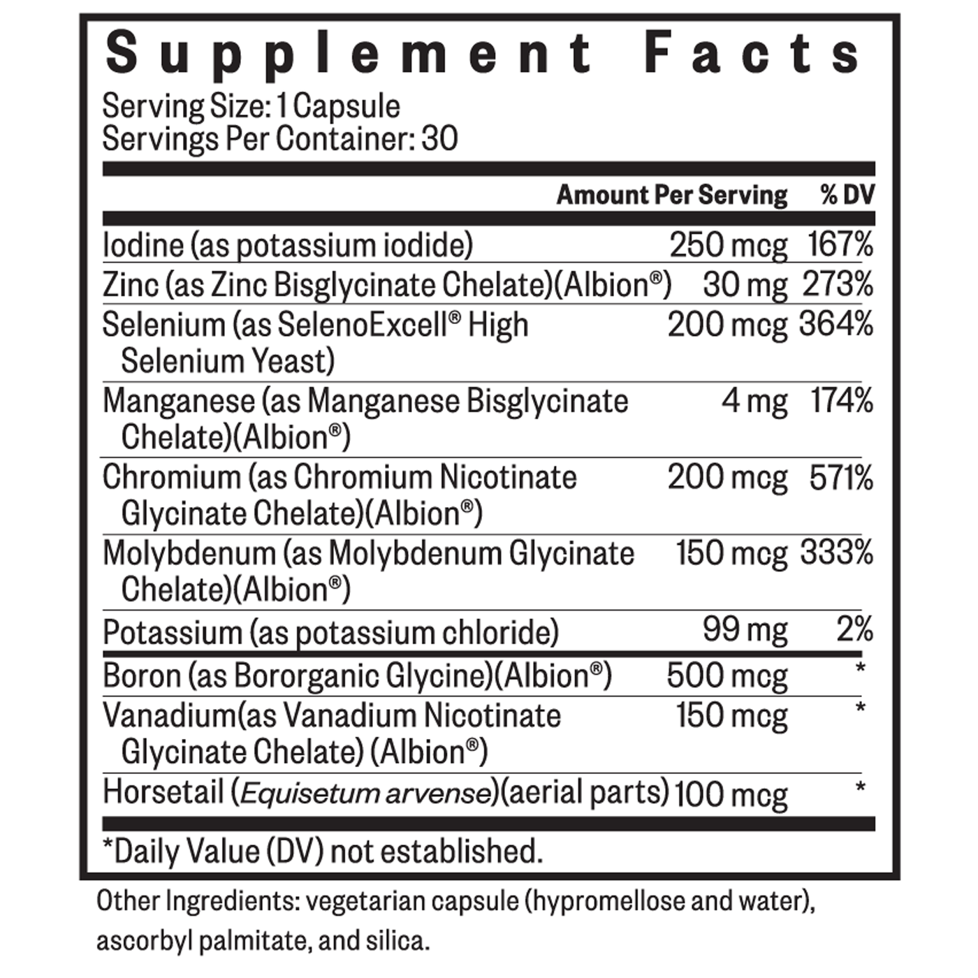 Trace Minerals Complex II  Curated Wellness