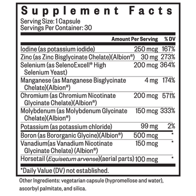 Trace Minerals Complex II  Curated Wellness