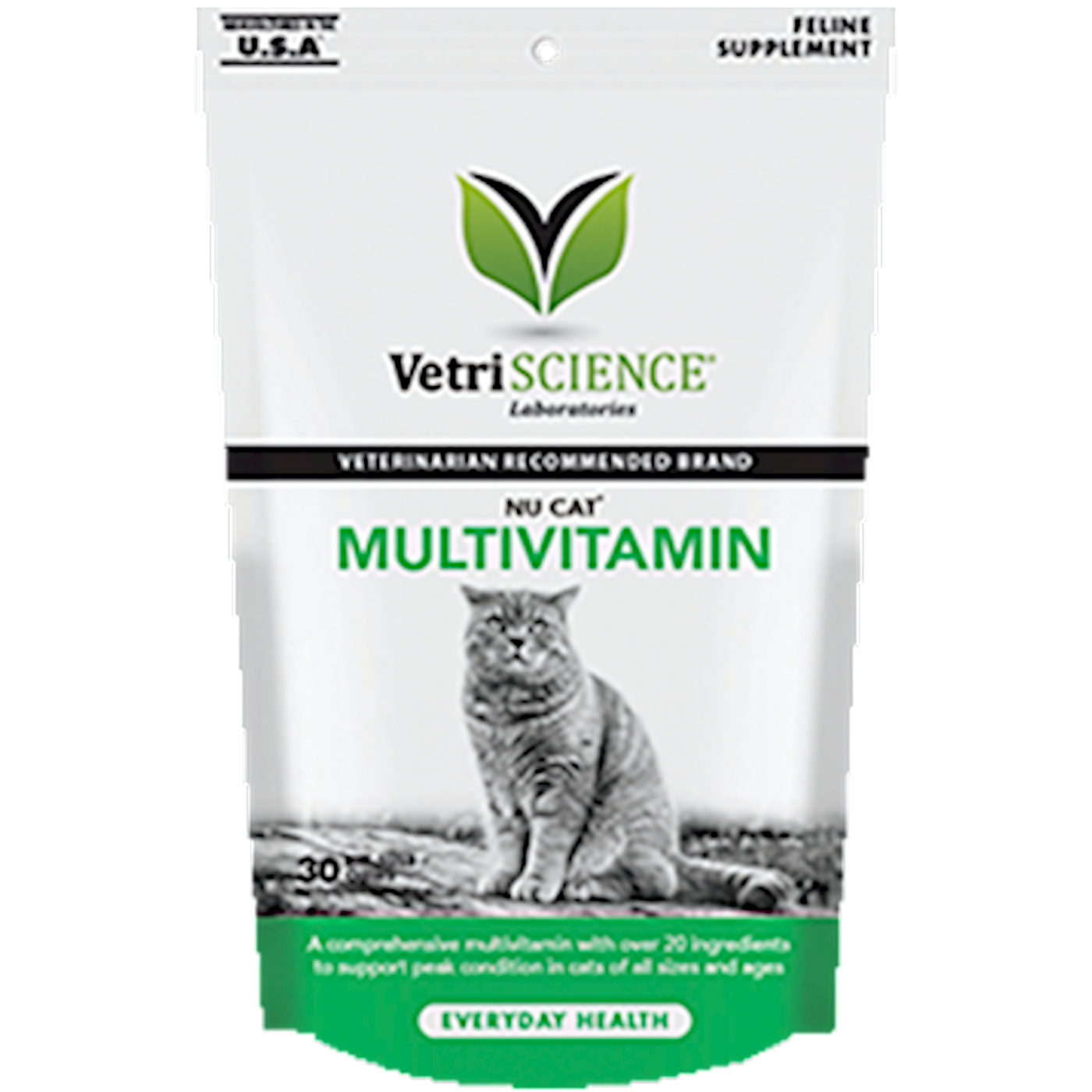 NuCat MultiVitamin 30 chew tabs Curated Wellness