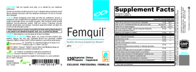 Femquil 120 Capsules Curated Wellness